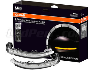Dynamiske blinklys fra Osram LEDriving® til sidespejle på Audi A4 B9