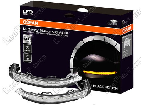 Dynamiske blinklys fra Osram LEDriving® til sidespejle på Audi A5 II