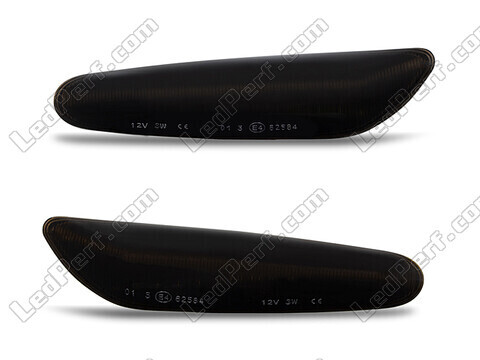 Frontvisning af dynamiske LED sideblink til BMW 1-Serie (E81 E82 E87 E88) - Røget sort farve