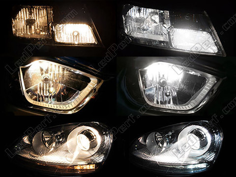 Sammenligning af Nærlys Xenon Effect af BMW 1-Serie (F40) før og efter ændring