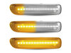 Belysning af de sekventielle transparente LED blinklys til BMW 3-Serie (E46) 1998 -2001