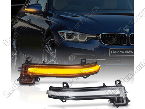 Dynamiske LED blinklys til sidespejle på BMW 3-Serie (F30 F31)