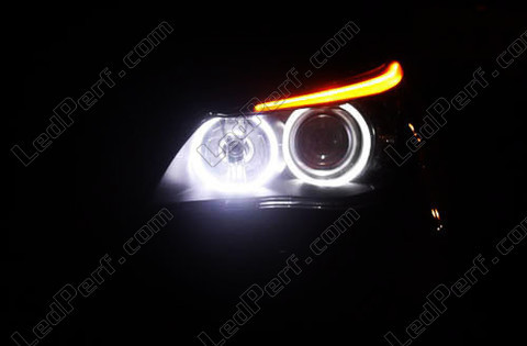 LED xenon hvide til angel eyes BMW 5-Serie E60 E61 6000K
