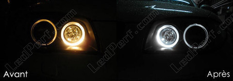 LED xenon hvide til angel eyes BMW 1-Serie fase 2 6000K