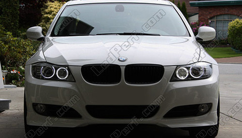 LED angel eyes BMW 3-Serie (E90 E91) Fase 2 LCI med xenon