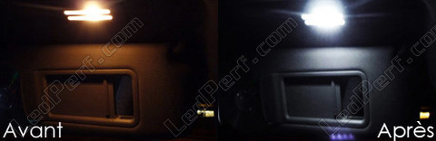 LED sminkespejle - solskærm BMW X1 (E84)