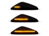 Belysning af de sorte dynamiske LED sideblink til BMW X3 (F25)
