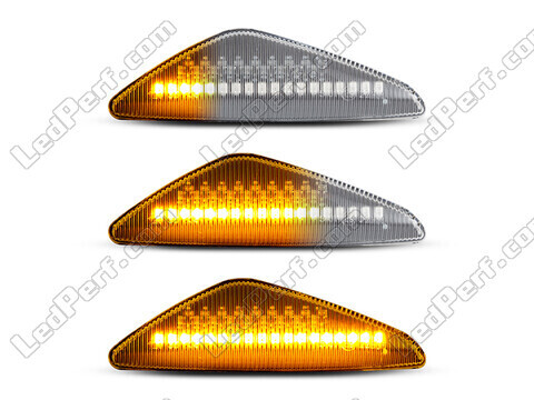 Belysning af de sekventielle transparente LED blinklys til BMW X3 (F25)