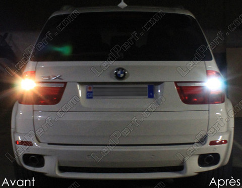 LED Baklys BMW X5 (E70) før og efter