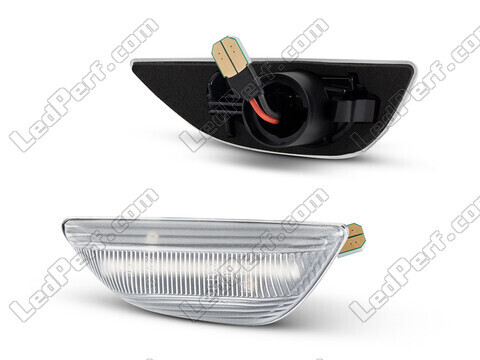 Sidevisning af de sekventielle LED blinklys til Chevrolet Trax - Transparent version