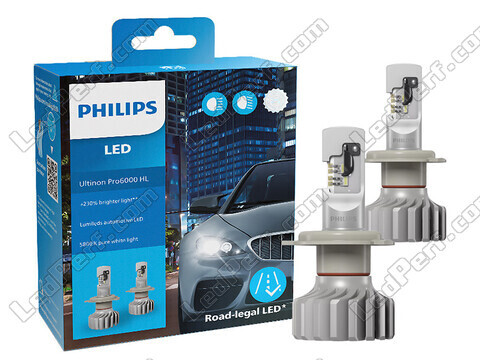 Emballage med Philips LED-pærer til Citroen C1 - Godkendte Ultinon PRO6000