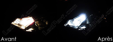 LED parkeringslys xenon hvid Citroen C3 II