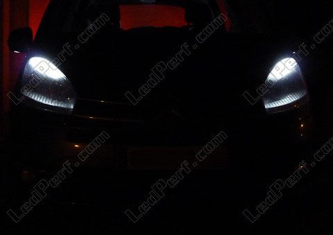 LED parkeringslys xenon hvid Citroen C4 Picasso