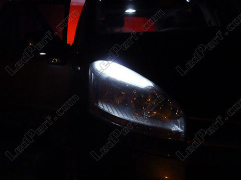 LED parkeringslys xenon hvid Citroen C4 Picasso