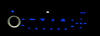 LED bilradio RD4 blå Citroen C4