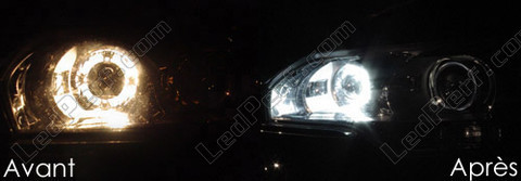 LED parkeringslys xenon hvid Citroen C5 II