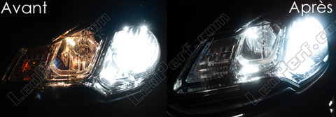 LED parkeringslys xenon hvid Citroen DS3