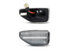 Stik af de sekventielle LED blinklys til Dacia Duster 2 - Transparent version