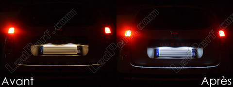LED nummerplade Dacia Duster