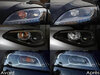 LED forreste blinklys Dacia Jogger før og efter