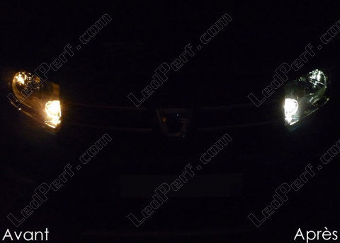 LED parkeringslys xenon hvid Dacia Sandero 2