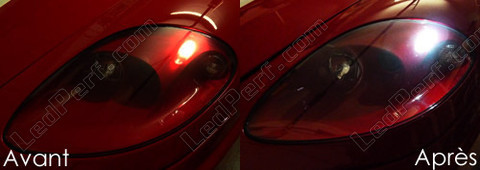 LED parkeringslys xenon hvid Ferrari F360 MS