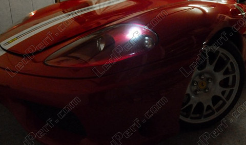 LED parkeringslys xenon hvid Ferrari F360 MS