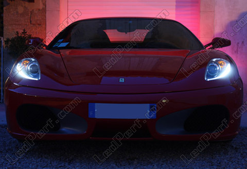 LED parkeringslys xenon hvid Ferrari F430