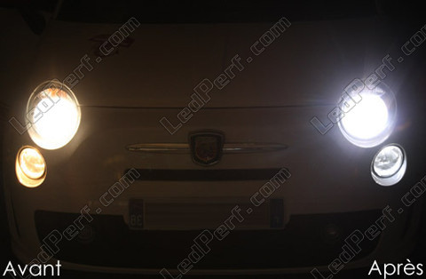 LED Forlygter Fiat 500