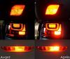 LED bageste tågelygter Fiat 500 L før og efter
