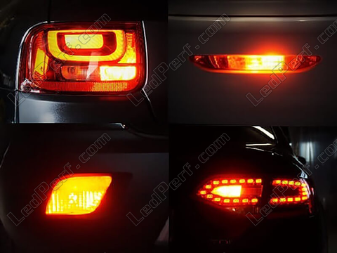 LED bageste tågelygter Fiat City Cross Tuning