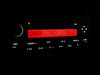 LED Belysning bilradio hvid og rød fiat Grande Punto Evo