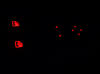 LED Belysning knapper af vinduesløft og spejl justering rød fiat Grande Punto Evo