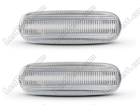 Frontvisning af sekventielle LED blinklys til Fiat Grande Punto / Punto Evo - Transparent farve