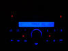 LED bilradio blå Fiat Stilo