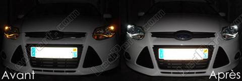 LED parkeringslys xenon hvid Ford Focus MK3