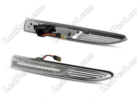 Sidevisning af de sekventielle LED blinklys til Ford Mondeo MK4 - Transparent version