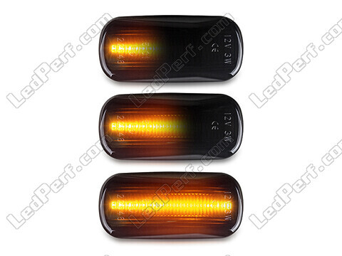 Belysning af de sorte dynamiske LED sideblink til Honda Accord 7G