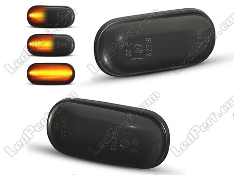 Dynamiske LED sideblink til Honda Prelude 5G - Røget sort version