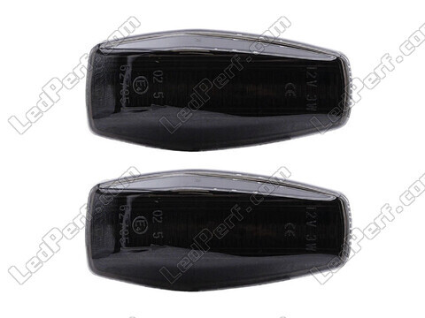 Frontvisning af dynamiske LED sideblink til Hyundai Coupe GK3 - Røget sort farve