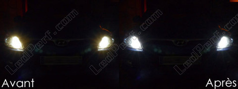 LED parkeringslys xenon hvid Hyundai I30 MK1