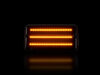 Maksimal belysning af de dynamiske LED sideblink til Jeep Wrangler II (TJ)