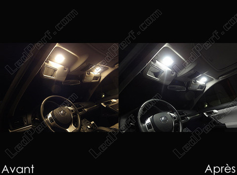 LED sminkespejle - solskærm Lexus CT Tuning