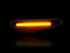 Maksimal belysning af de dynamiske LED sideblink til Mazda 5 phase 2