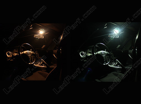 LED loftslys Mazda MX 5 Fase 2 før og efter