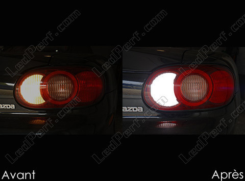 LED Baklys Mazda MX 5 Fase 2 før og efter