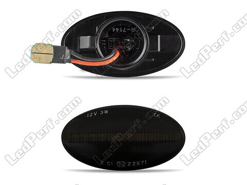 Stik af de røgede sorte dynamiske LED sideblink til Mini Cabriolet II (R52)