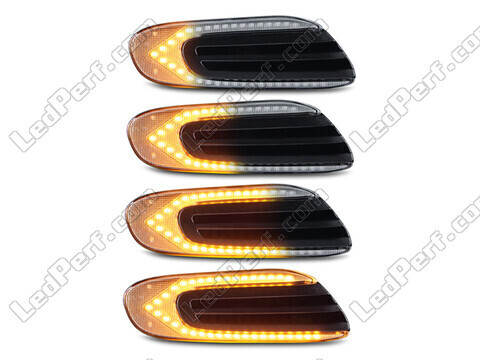 Belysning af de sekventielle transparente LED blinklys til Mini Cabriolet IV (F57)