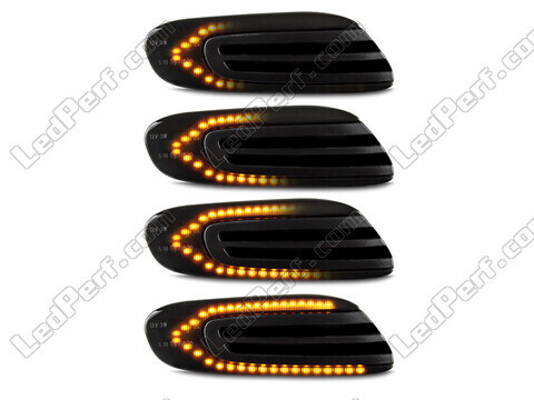 Belysning af de sorte dynamiske LED sideblink til Mini Cabriolet IV (F57)