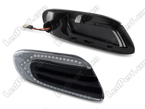 Sidevisning af de sekventielle LED blinklys til Mini Cabriolet IV (F57) - Transparent version